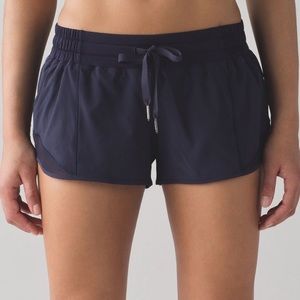 lululemon hotty hot shirt size 8 tall navy blue